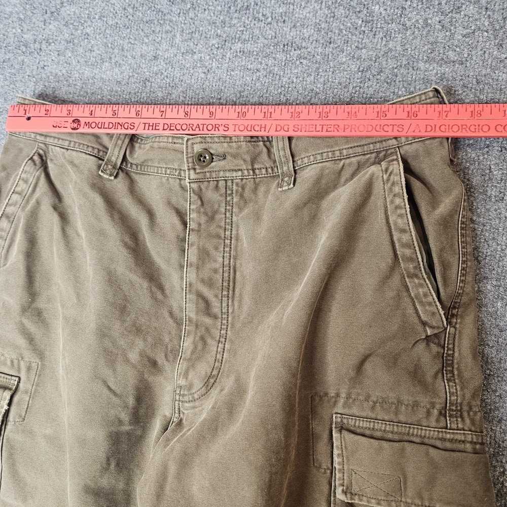 Vintage Abercrombie & Fitch Mens Baggy Paratrooper Cargo Shorts Size 34 Y2k - Picture 5 of 7